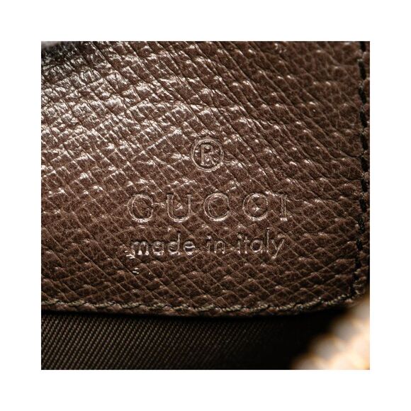 Pre Loved Gucci GG Supreme Chevron Clutch Women Brown Clutch Bags - Picture 5 of 8